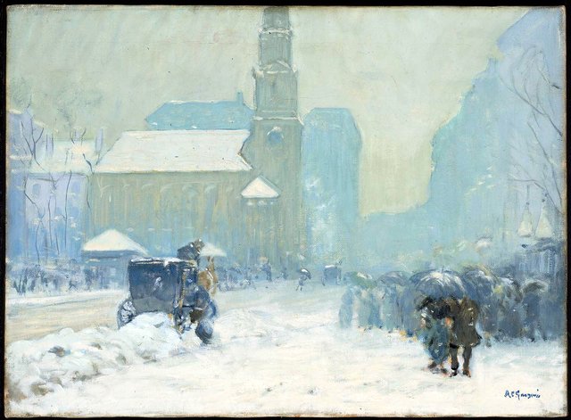 Park Street, Boston by Arthur Clifton Goodwin