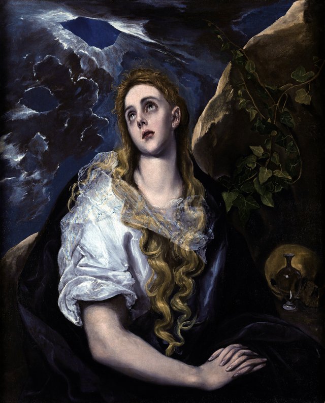 The Penitent Magdalene by El Greco