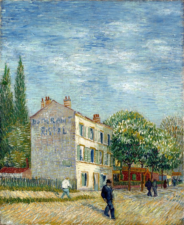 The restaurant Rispal in Asnieres by Vincent van Gogh