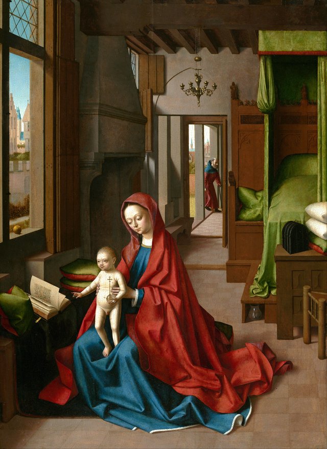 Virgin and Child in a Domestic Interior by Petrus Christus