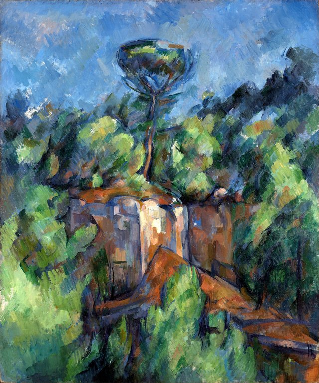La Carrière de Bibémus (Quarry at Bibémus) by Paul Cézanne