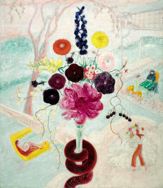 Birthday Bouquet by Florine Stettheimer