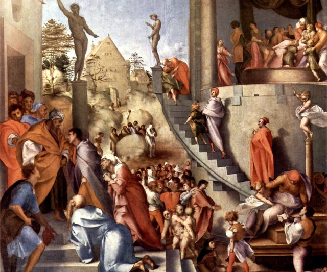 Joseph with Jacob in Egypt by Pontormo