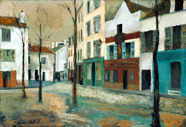 La Place du Tertre by Maurice Utrillo