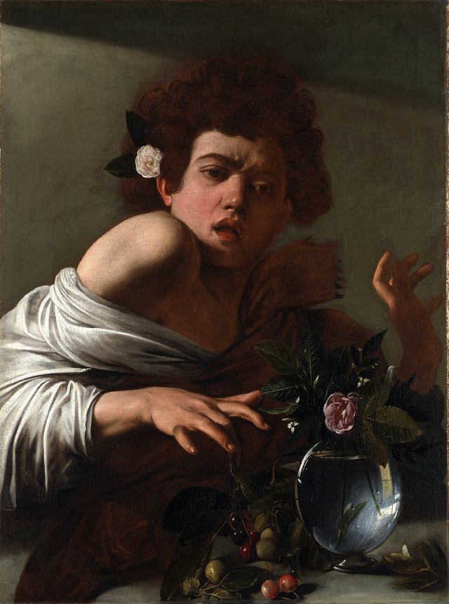 Boy Bitten by a Lizard by Caravaggio