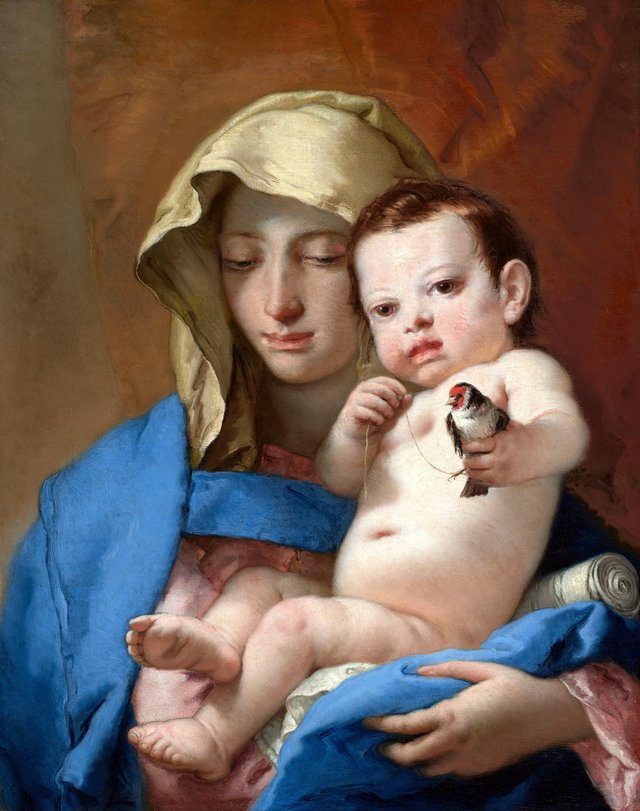 Madonna of the Goldfinch by Giovanni Battista Tiepolo