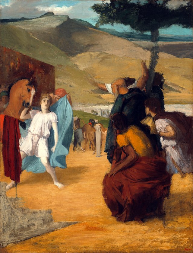 Alexander and Bucephalus by Edgar Degas