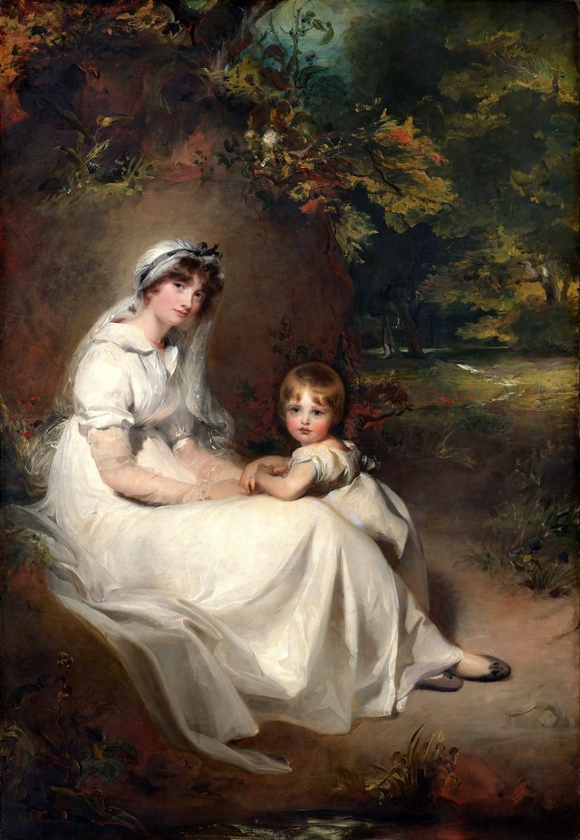 Lady Mary Templetown and Her Eldest Son by Thomas Lawrence