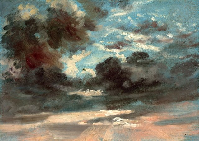 Cloud Study: Stormy Sunset by John Constable