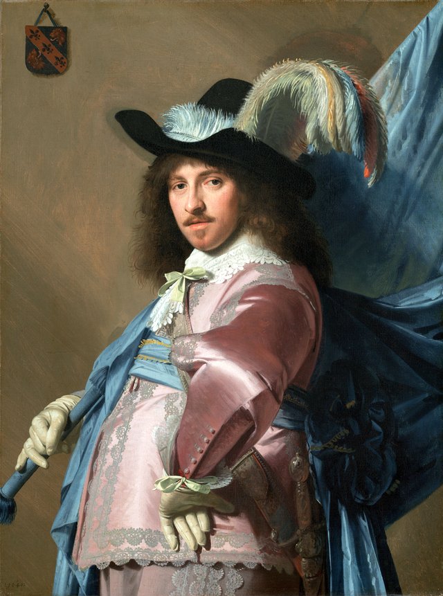 Andries Stilte as a Standard Bearer by Johannes Cornelisz Verspronck
