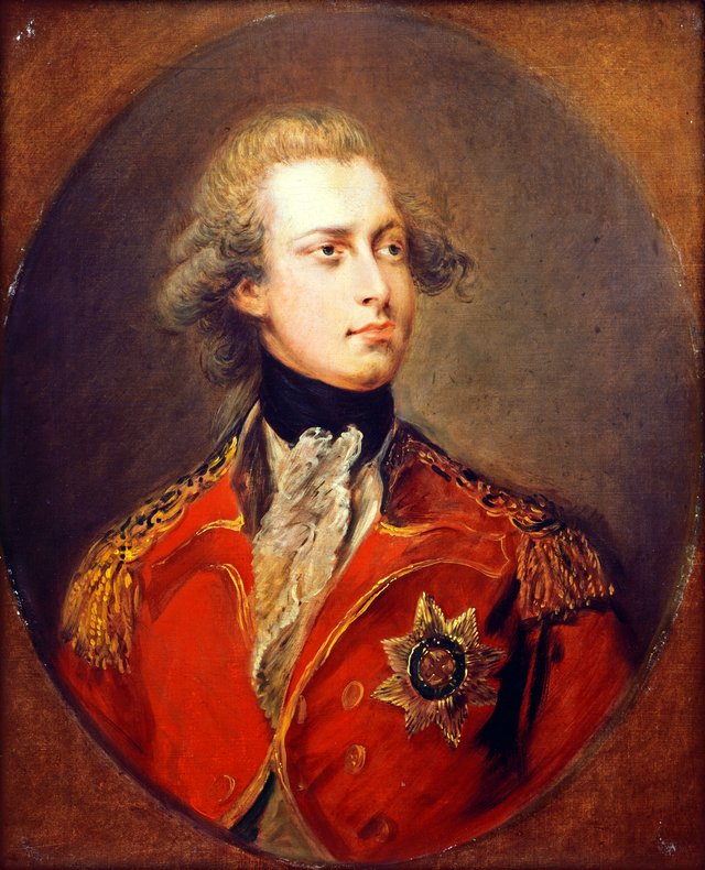 George IV as Prince of Wales by Gainsborough Dupont