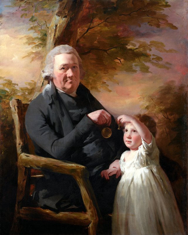 John Tait and His Grandson by Henry Raeburn