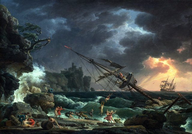 The Shipwreck by Joseph Vernet