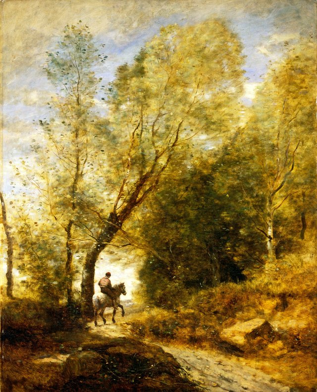 The Forest of Coubron by Jean-Baptiste Camille Corot