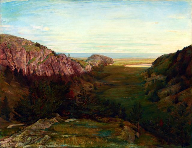 The Last Valley - Paradise Rocks by John La Farge