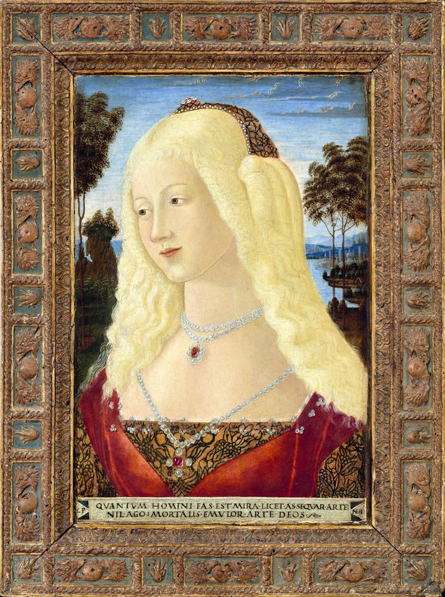 Portrait of a Lady by Neroccio di Bartolomeo de' Landi