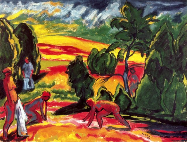 Summer Day by Max Pechstein