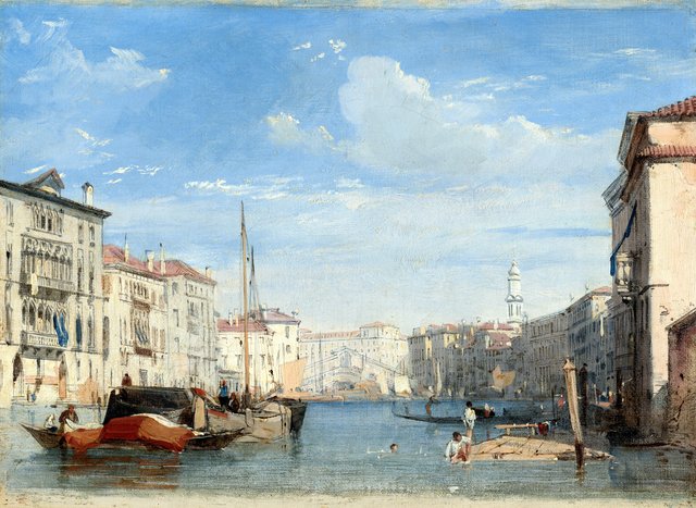 The Grand Canal by Richard Parkes Bonington