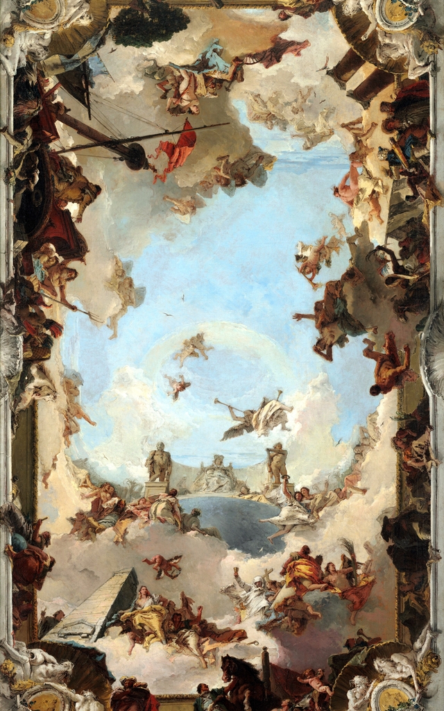 Wealth and Benefits of the Spanish Monarchy under Charles III by Giovanni Battista Tiepolo