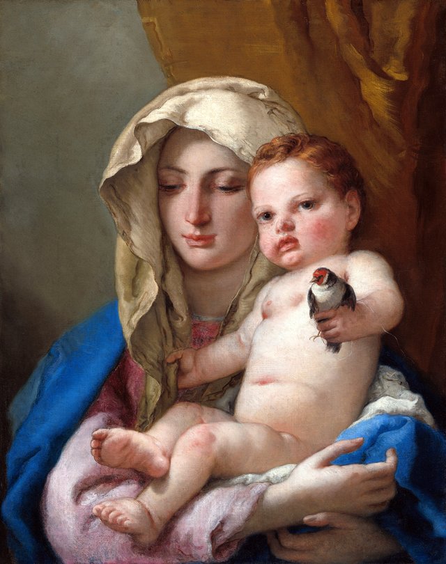 Madonna of the Goldfinch by Giovanni Battista Tiepolo