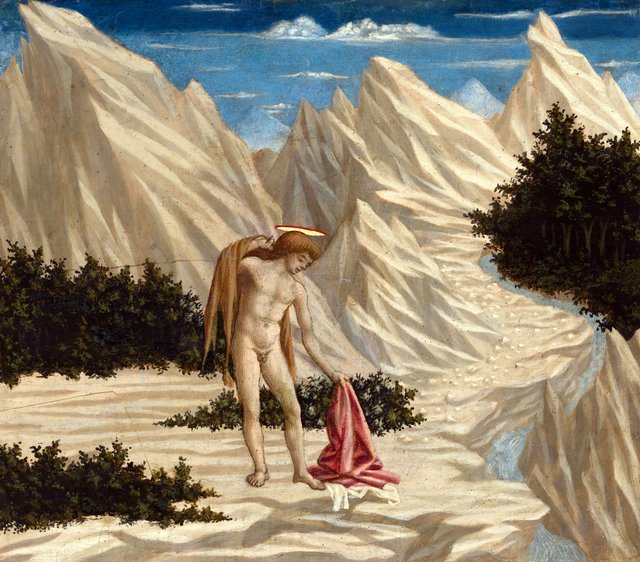 Saint John in the Desert by Domenico Veneziano