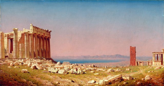Ruins of the Parthenon by Sanford Robinson Gifford