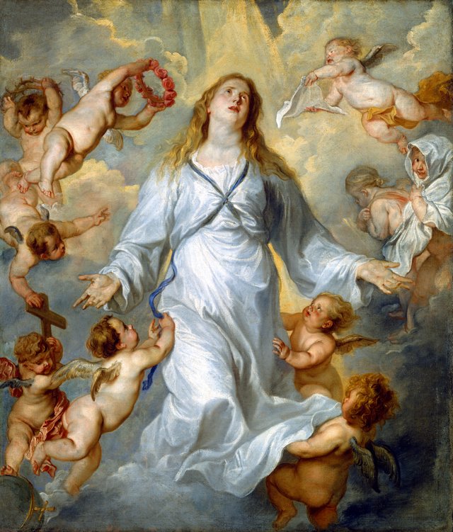 The Virgin as Intercessor by Anthony van Dyck