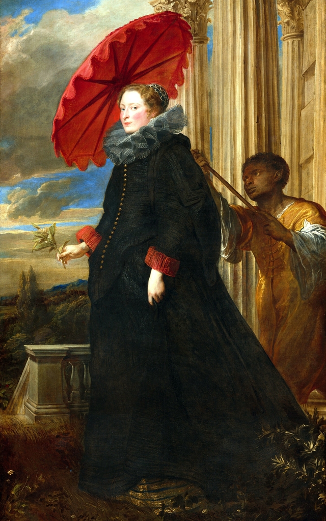 Marchesa Elena Grimaldi Cattaneo by Anthony van Dyck