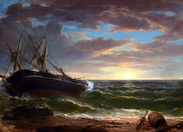 The Stranded Ship by Asher Brown Durand
