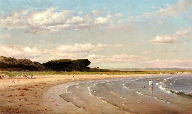 Second Beach, Newport by Worthington Whittredge