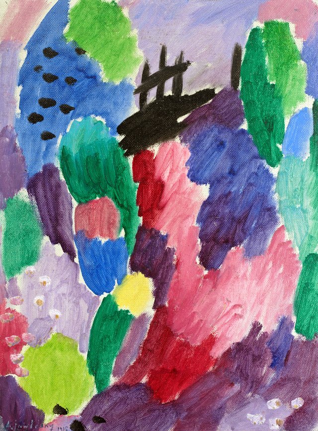 Red Path, St. Prex by Alexej von Jawlensky