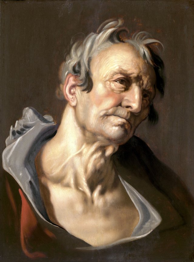 Head of an Old Man by Abraham Bloemaert
