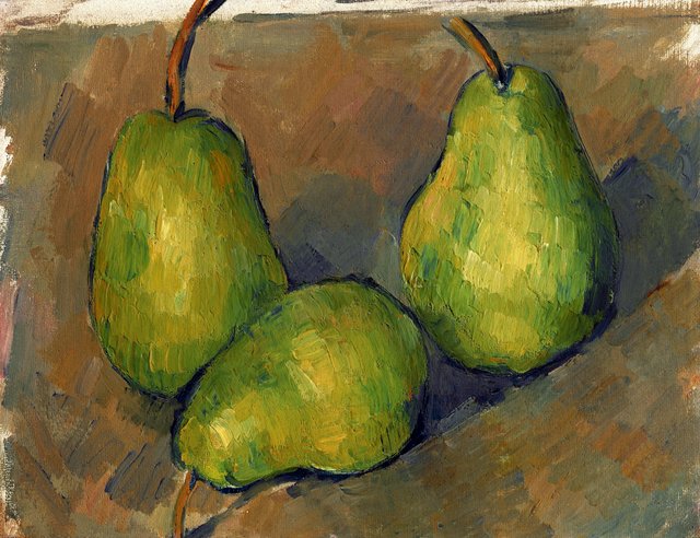 Three Pears by Paul Cézanne