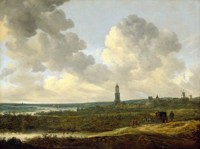 View of Rhenen by Jan van Goyen