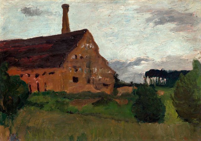 Old Factory by Paula Modersohn-Becker