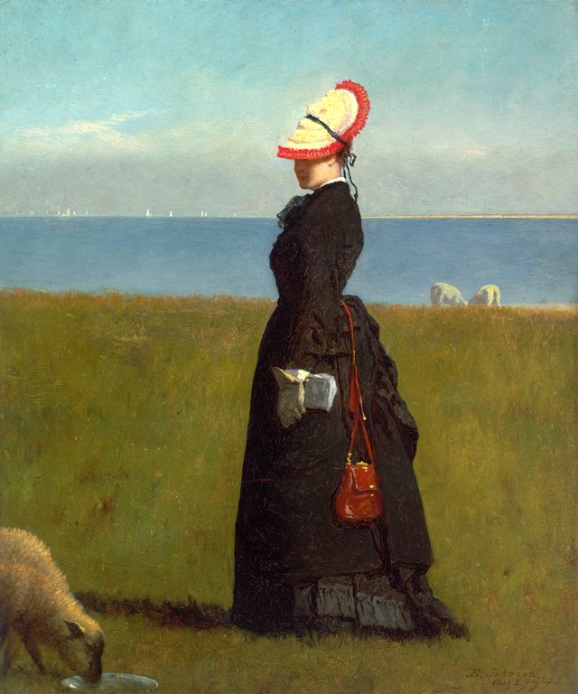 Lambs, Nantucket by Eastman Johnson
