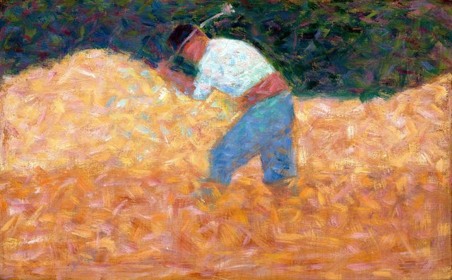 The Stone Breaker by Georges Seurat
