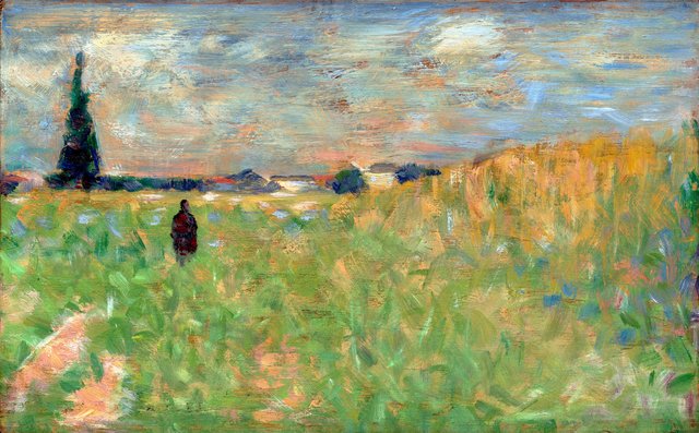 A Summer Landscape by Georges Seurat