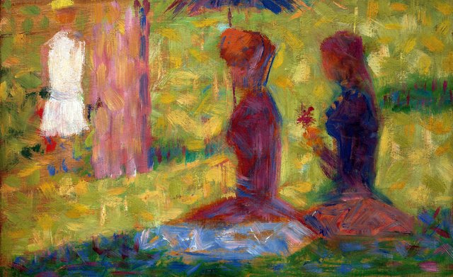 Study of Figures for "La Grande Jatte" by Georges Seurat