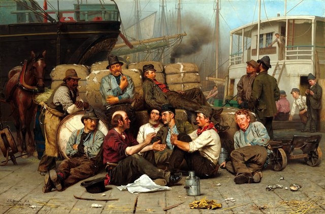 The Longshoremen's Noon by John George Brown