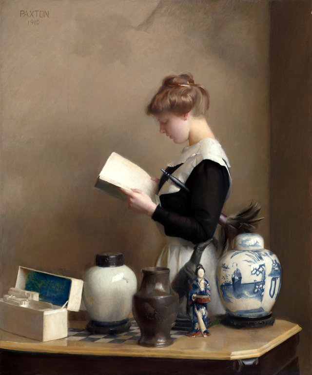 The House Maid by William McGregor Paxton