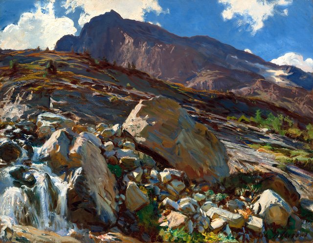 Simplon Pass by John Singer Sargent