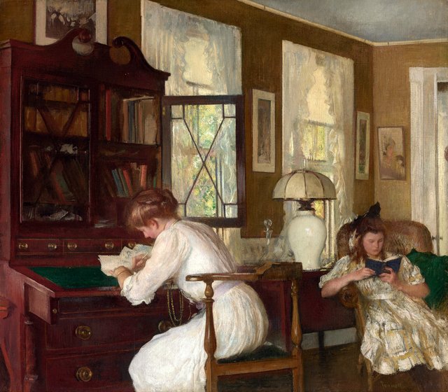 Josephine and Mercie by Edmund Charles Tarbell
