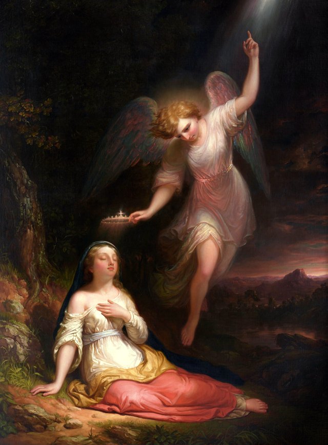 Mercy's Dream by Daniel Huntington