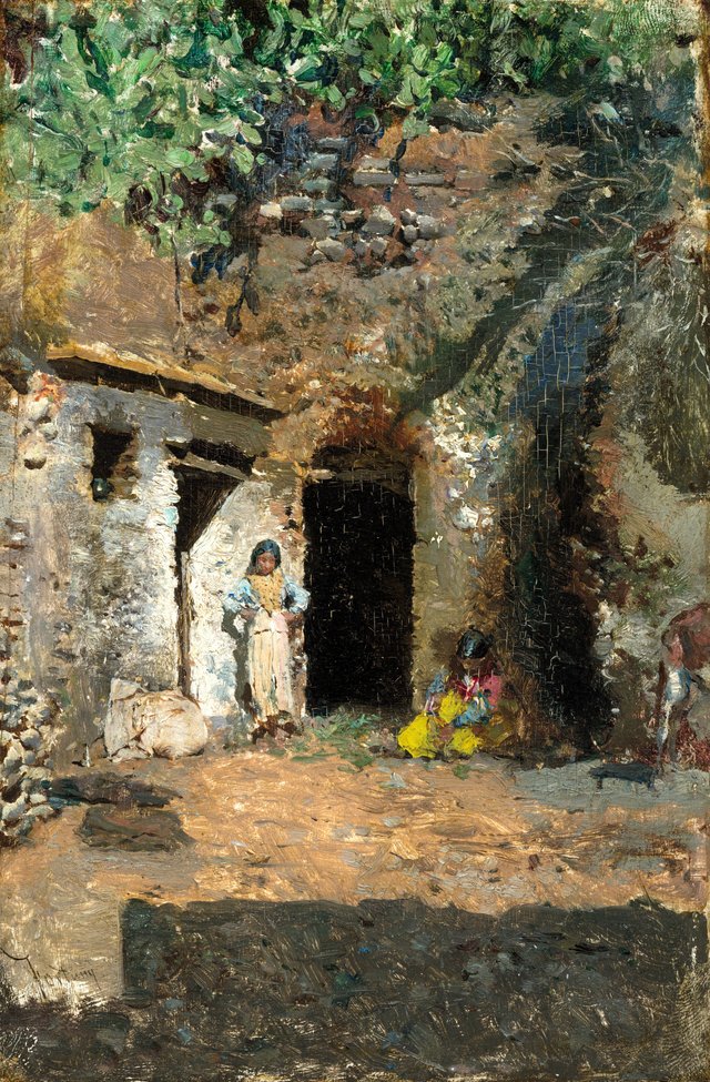 Roma Caves, Granada by Mariano Fortuny Marsal