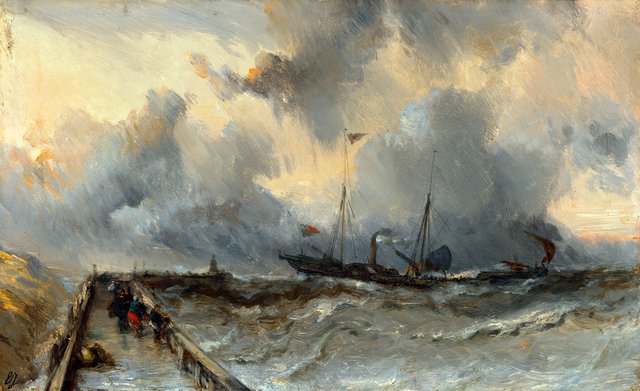 Marine by Eugène Isabey