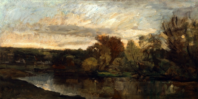 Le Bas Meudon (A Curve of the Seine near Paris) by Paul Huet