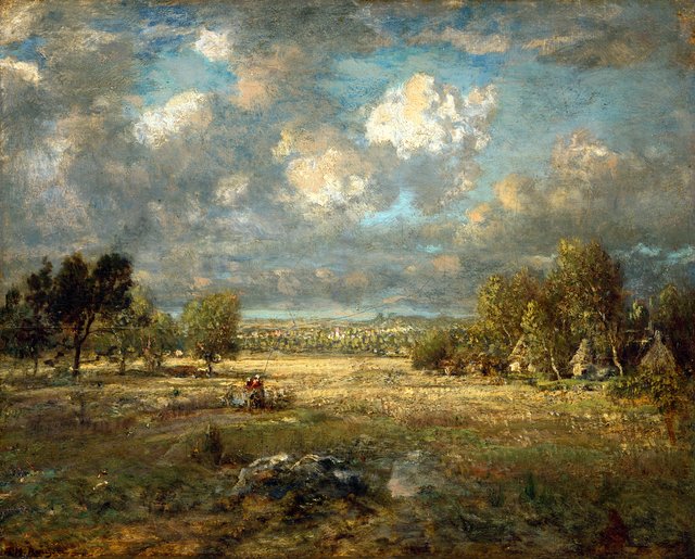 Countryside in Picardy by Théodore Rousseau