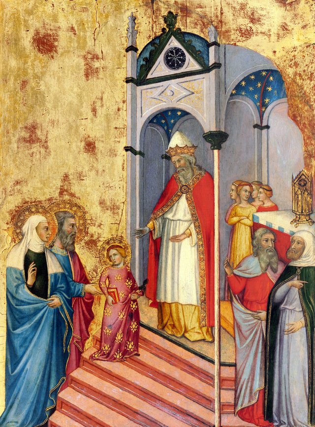 The Presentation of the Virgin in the Temple by Andrea di Bartolo