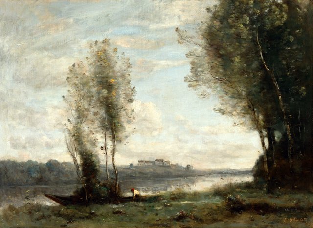 Landscape by Jean-Baptiste Camille Corot